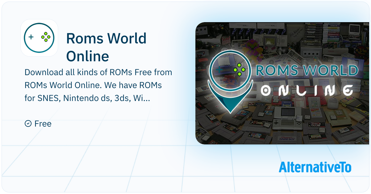 Roms World Online: Website that is created for the game lovers ...