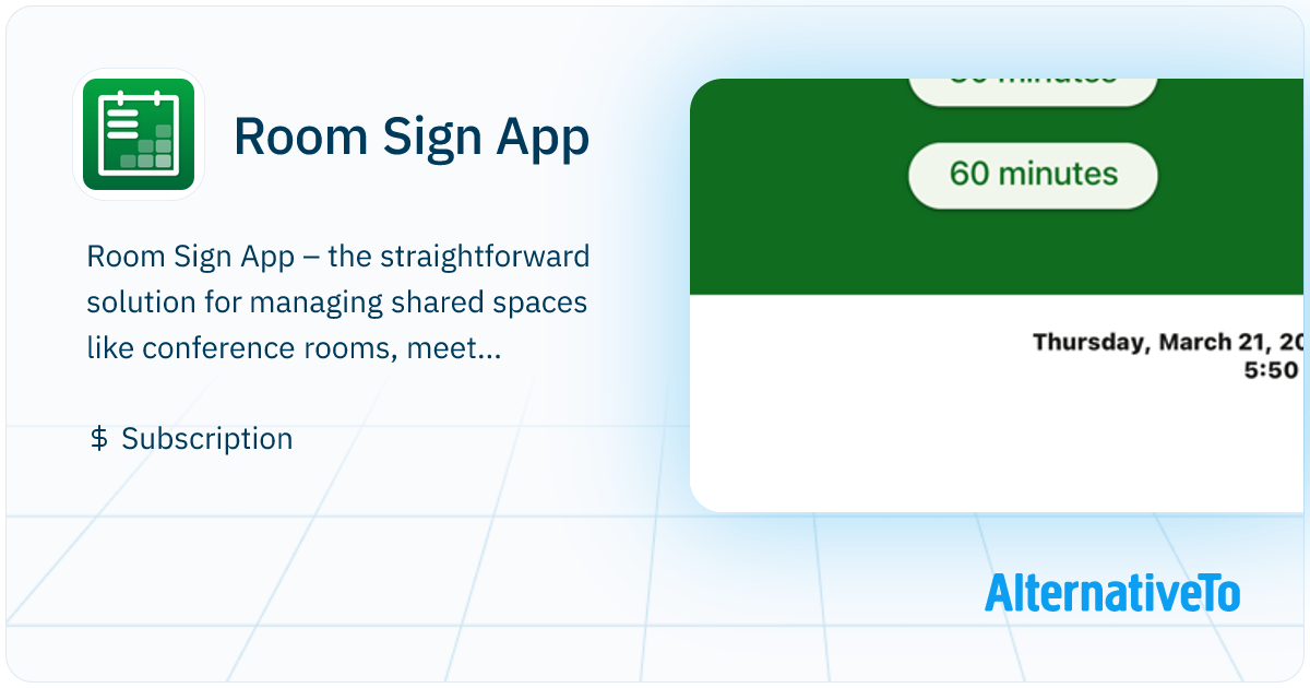 Room Sign App: The straightforward solution for managing shared spaces ...