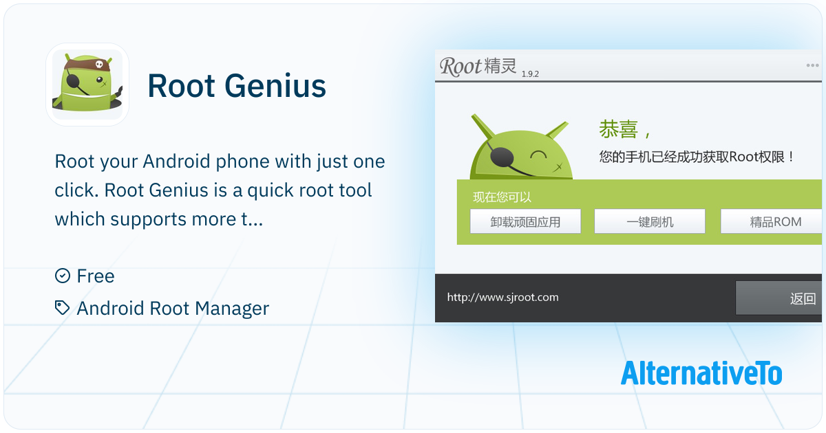 Root Genius: Root your Android phone with just one click | AlternativeTo