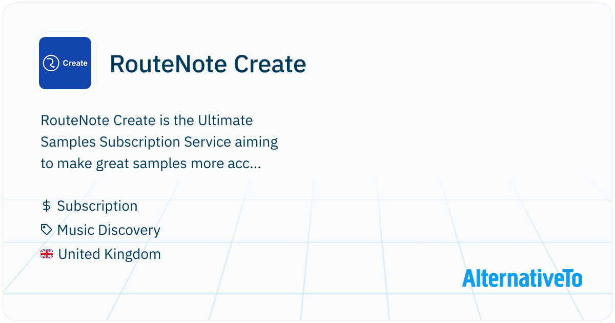 RouteNote Create: Search, listen, & download hundreds of thousands of ...