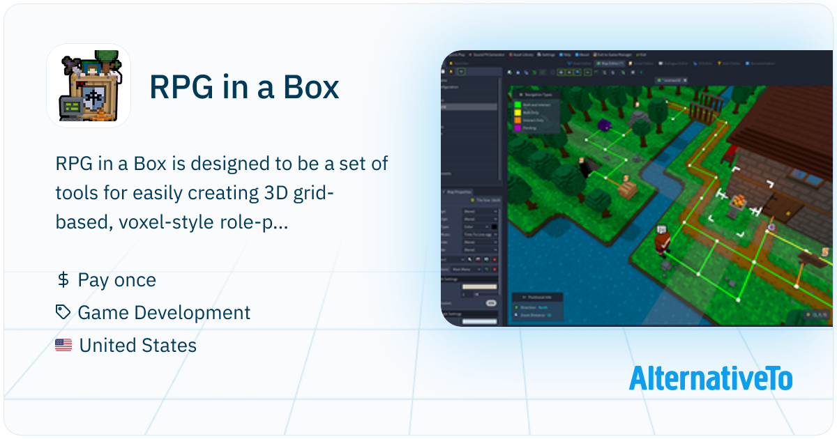 RPG in a Box: Lets you easily create 3D grid-based, voxel-style RPGs ...