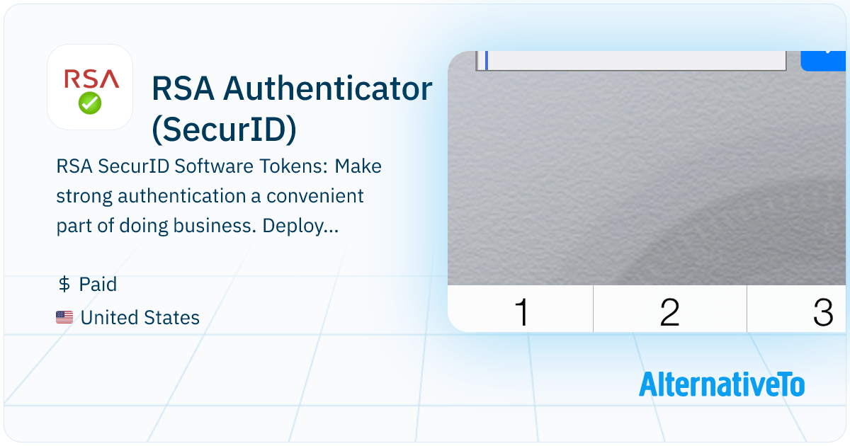 RSA Authenticator (SecurID): RSA SecurID Software Tokens: Make strong ...
