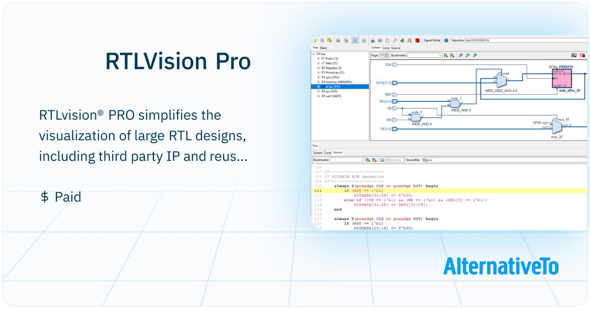 RTLVision Pro: RTL viewer and debugger for SystemVerilog and VHDL SoCs ...