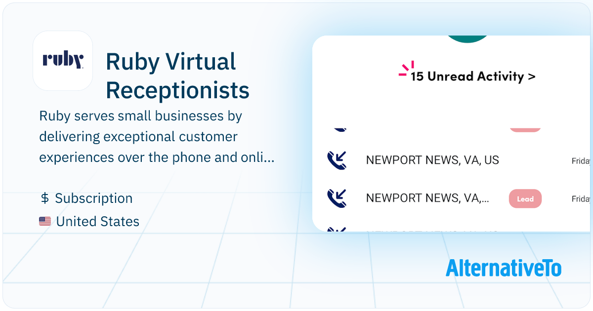 Ruby Virtual Receptionists: 14,000+ small businesses trust the virtual ...