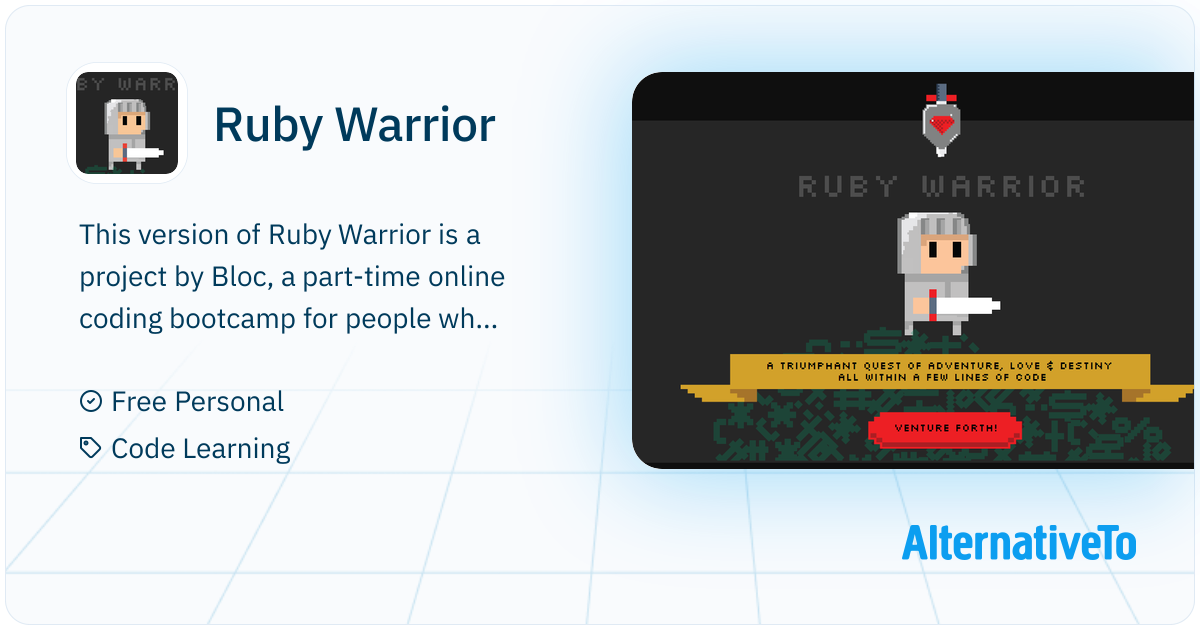 Ruby Warrior: Learn to code in Ruby through a fun, gaming experience ...