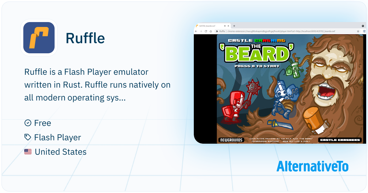 Ruffle: Flash Player emulator built in the Rust programming language ...