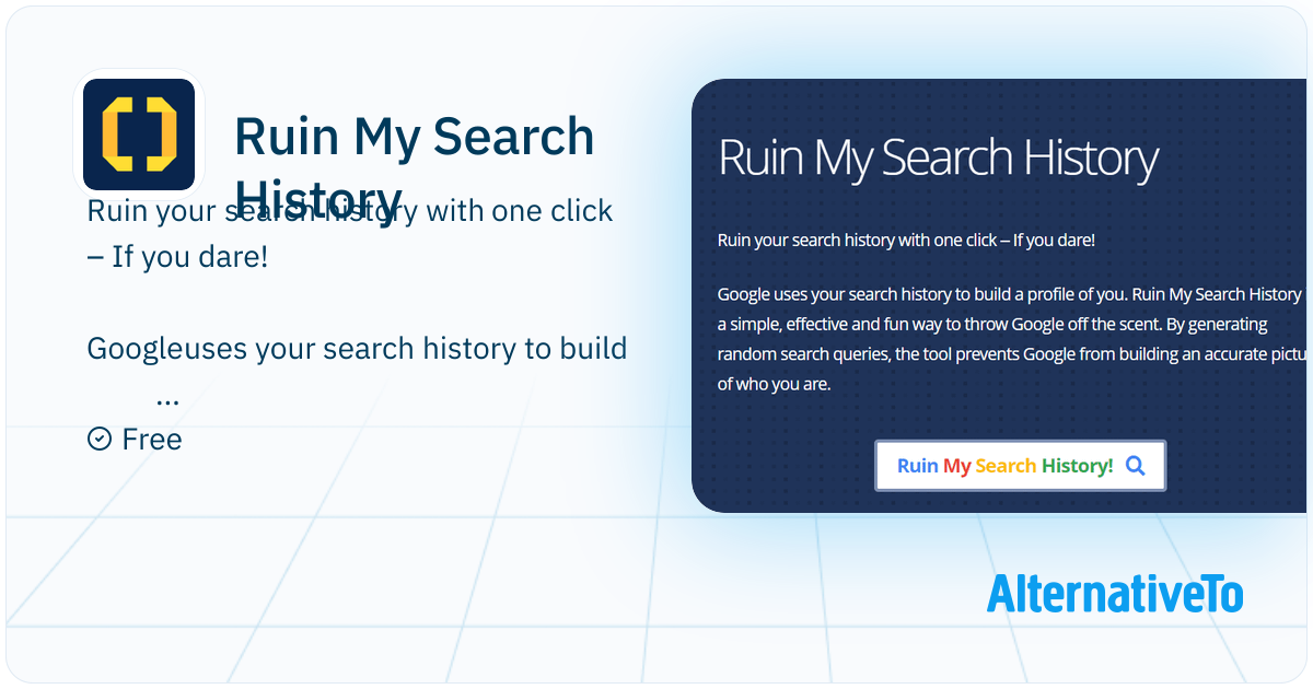 My Search Ruin My Search History: Prevents Google from building an accurate ...