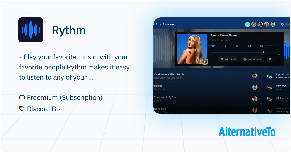 Rythm: The music app designed to be used together. | AlternativeTo
