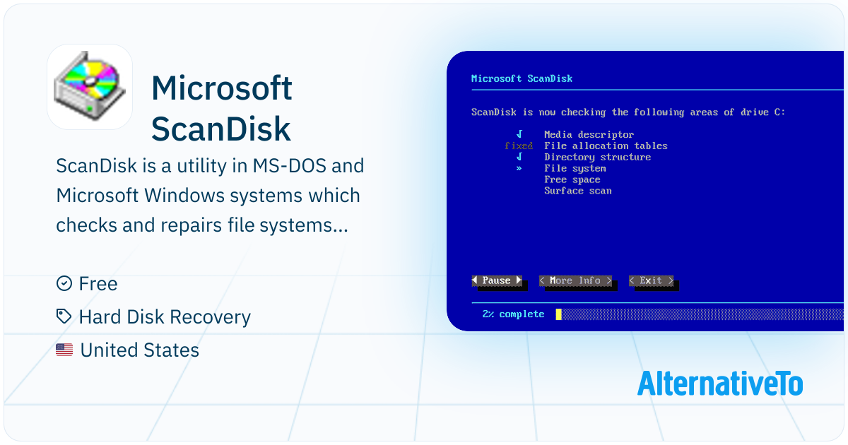 Scan Disk Software Utility Microsoft ScanDisk: ScanDisk is a utility in MS-DOS and Microsoft ...