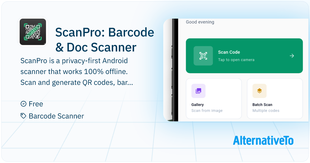 ScanPro: Barcode & Doc Scanner: All-in-one offline QR, barcode ...