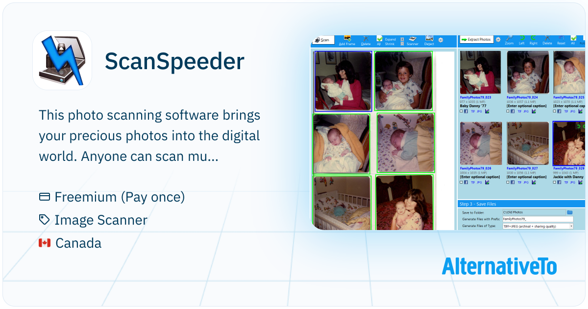 Scan Multiple Photos Example ScanSpeeder: Photo Scanning Software to Scan Multiple Photos at once ...