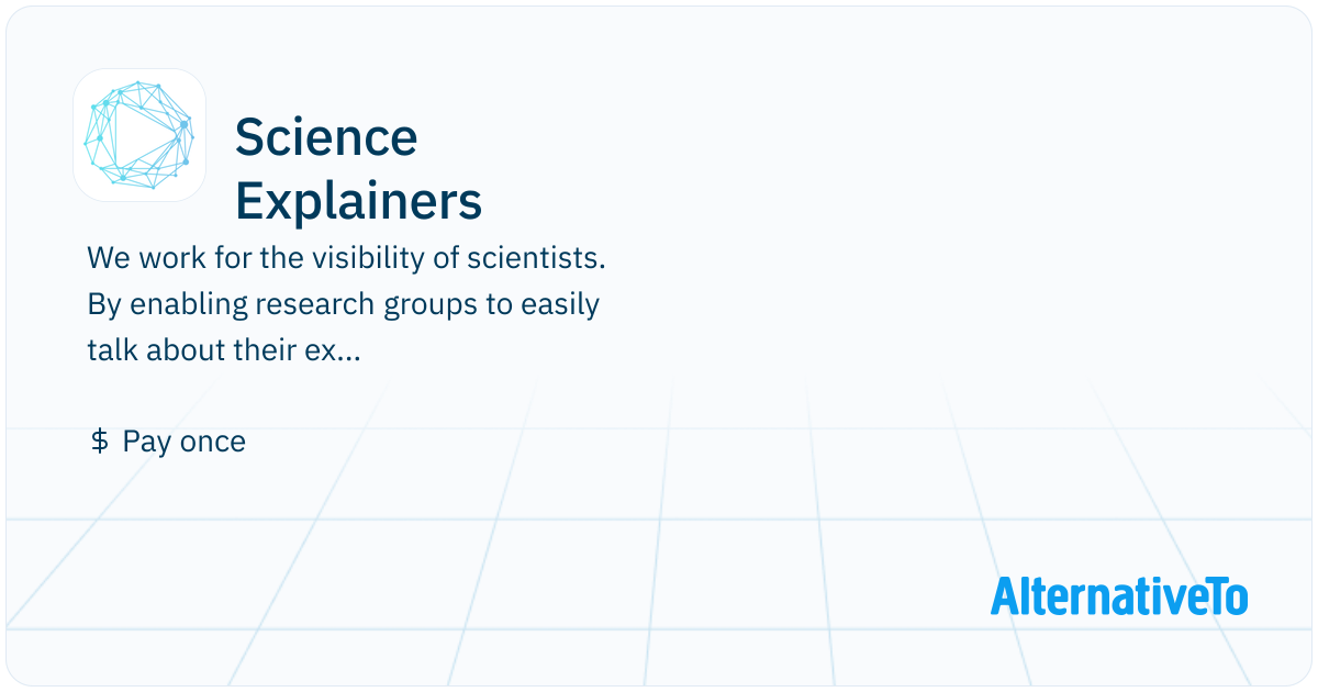 Science Explainers: By enabling research groups to easily talk about ...
