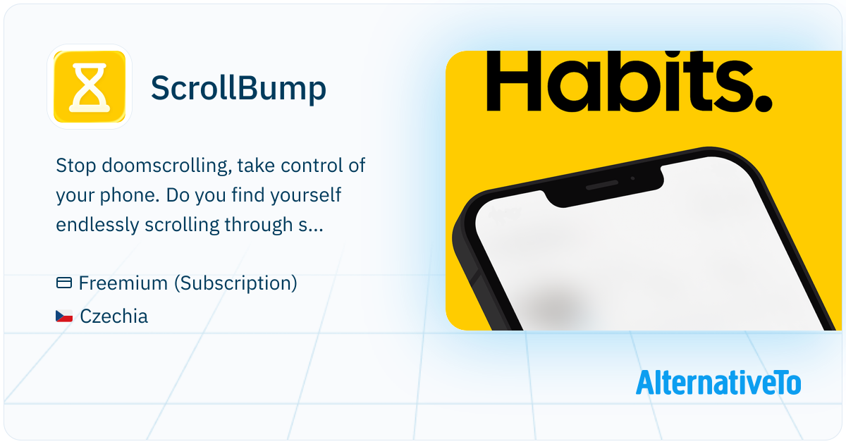 ScrollBump: Blocks apps just for a couple of seconds to stop you from ...