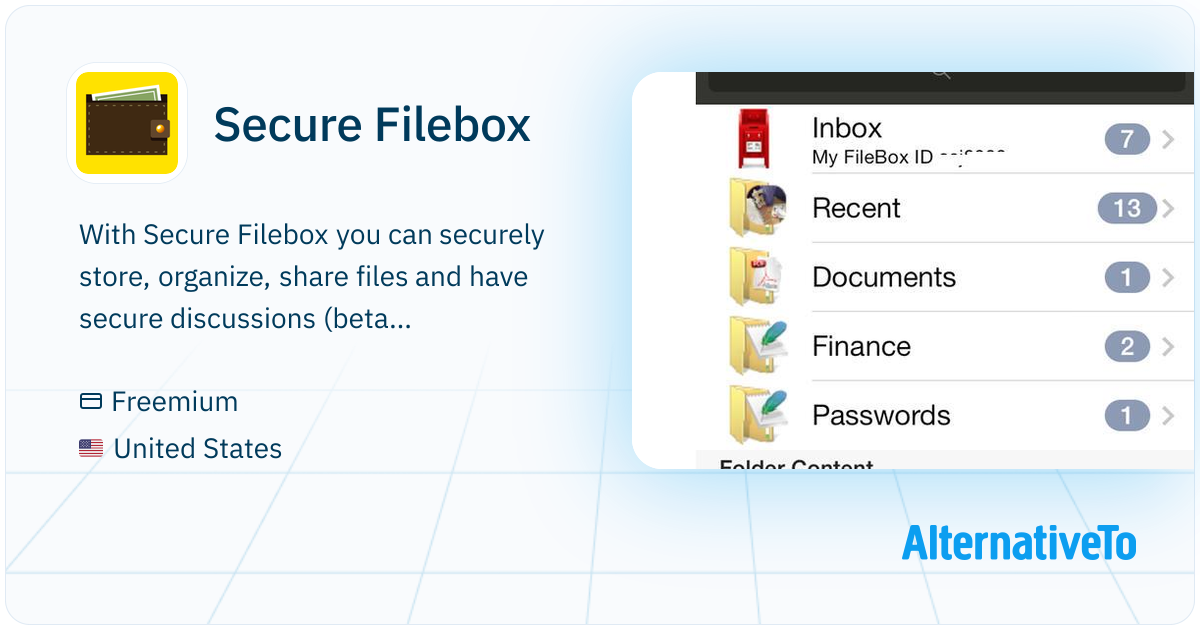 Secure Box Upload Secure Filebox: With Secure Filebox you can securely store | AlternativeTo