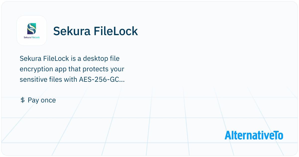 Sekura FileLock: Encrypt your files with military-grade AES-256. Simple ...