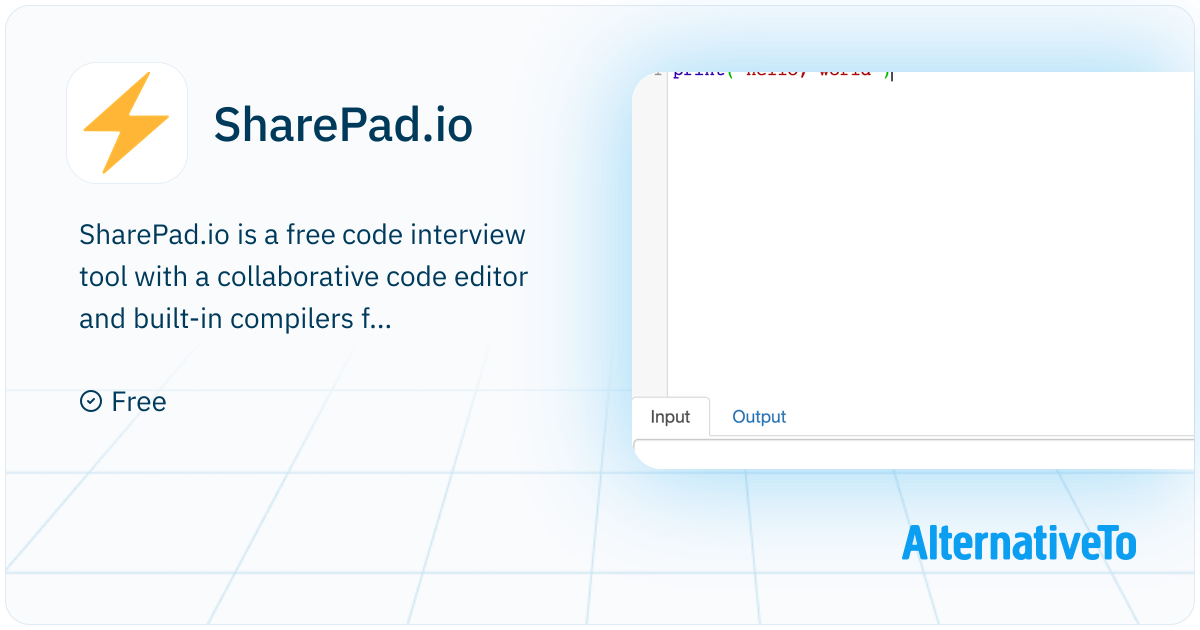 SharePad.io: Free code interview tool with a collaborative code editor ...