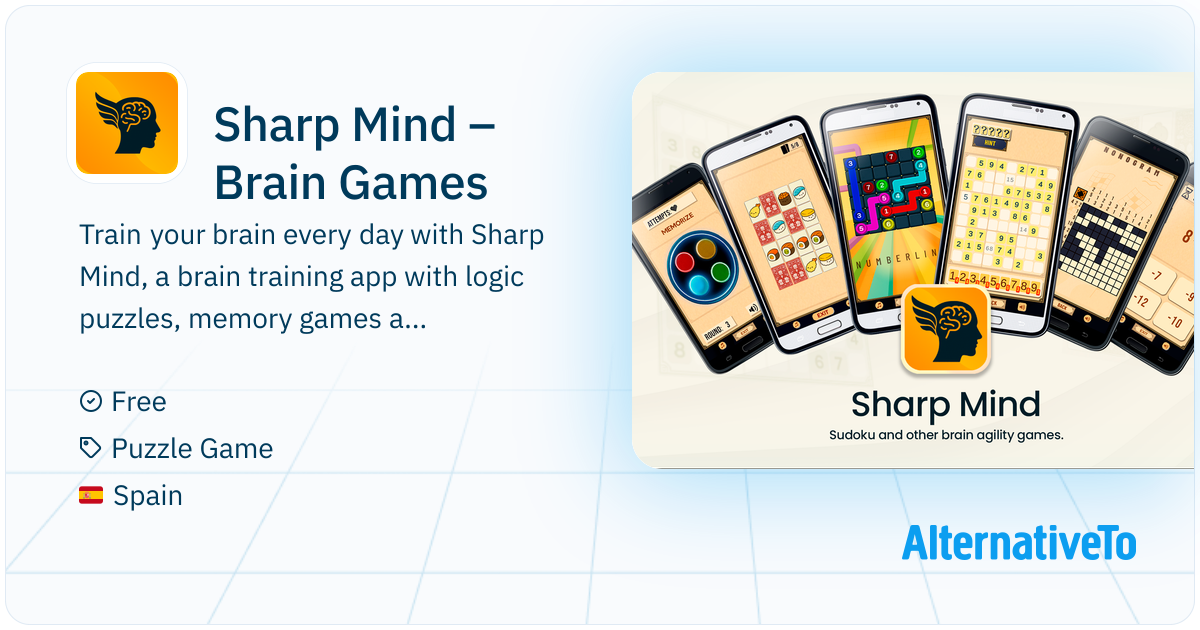 Sharp Mind – Brain Games: Brain games to train memory, logic and focus ...