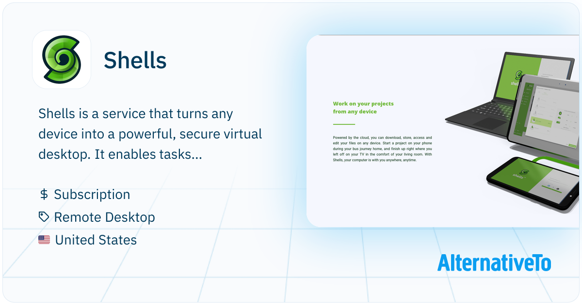 Windows Alternative Shell Shells: Virtual desktops on any device from $5 | AlternativeTo