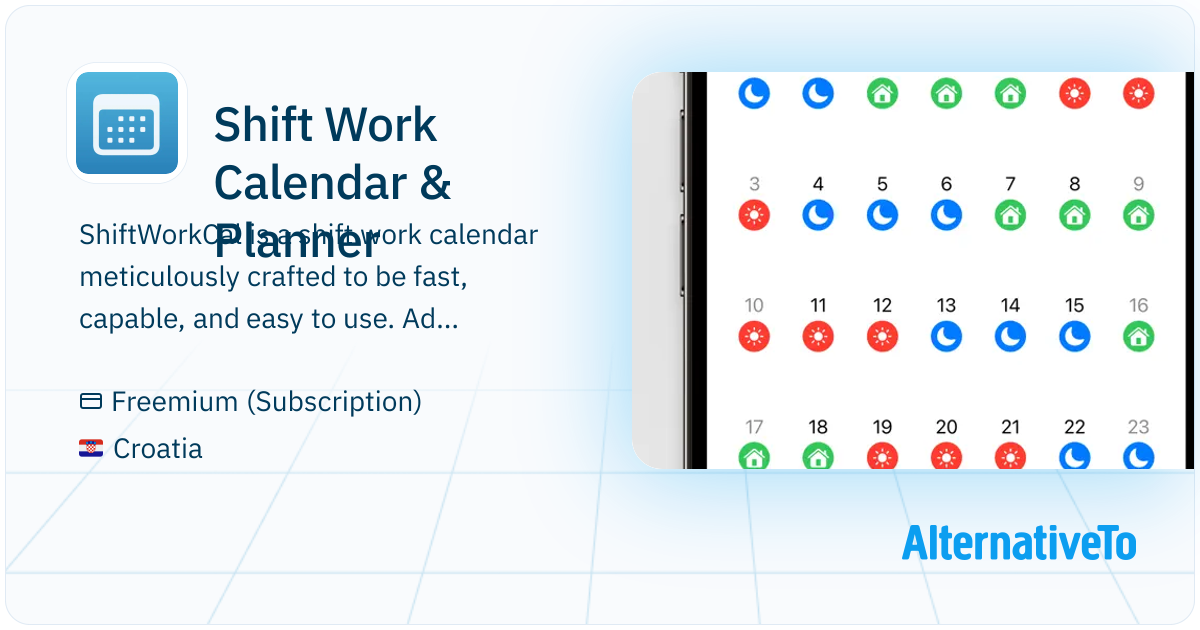 Shift Calander October Shift Work Calendar & Planner: ShiftWorkCal is a shift work calendar ...