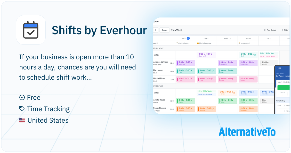 Shiftd Shifts by Everhour: Employee scheduling app that simplifies your work ...