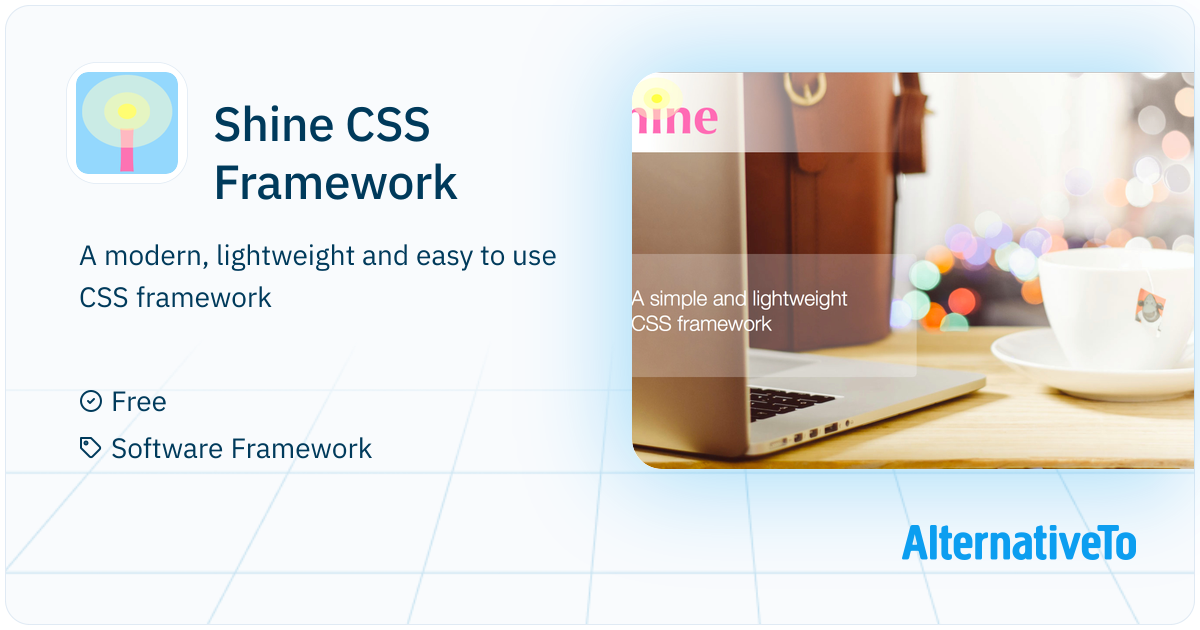 Shine CSS Framework: A simple and lightweight CSS Framework | AlternativeTo