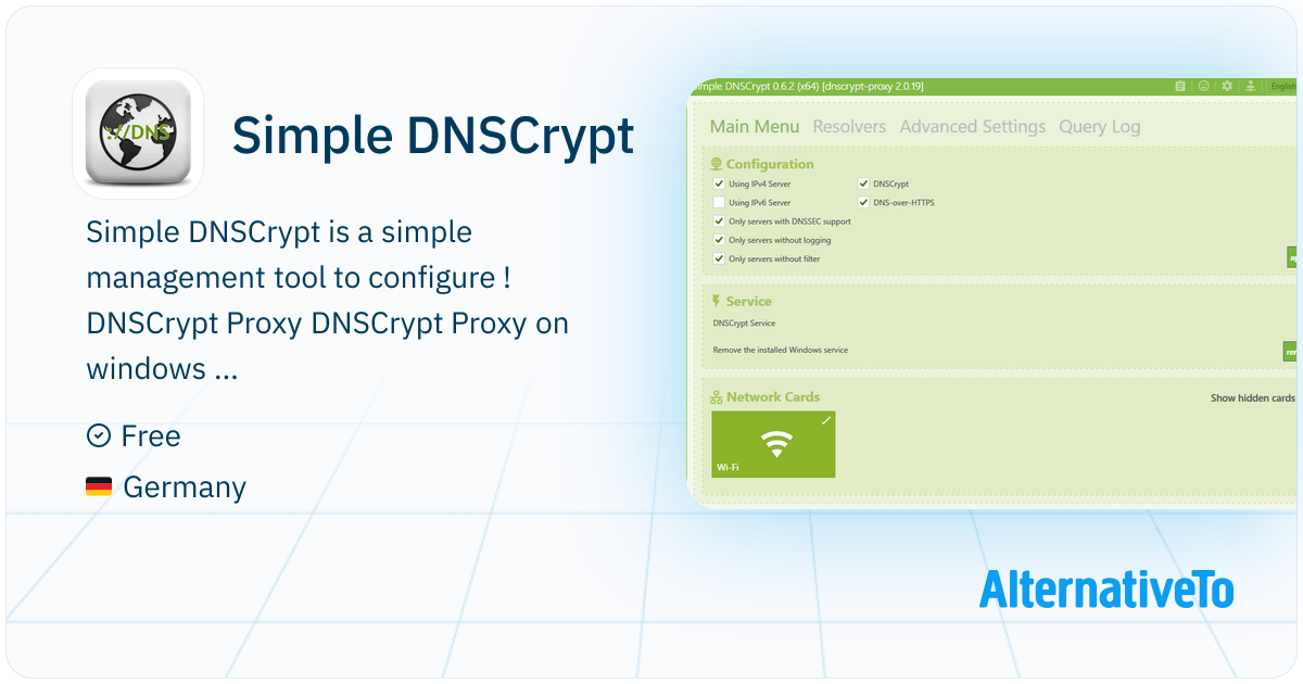 Simple DNSCrypt: A simple management tool for dnscrypt-proxy ...