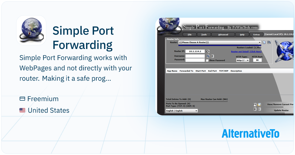 Simple Port Forwarding: Works with WebPages and | AlternativeTo