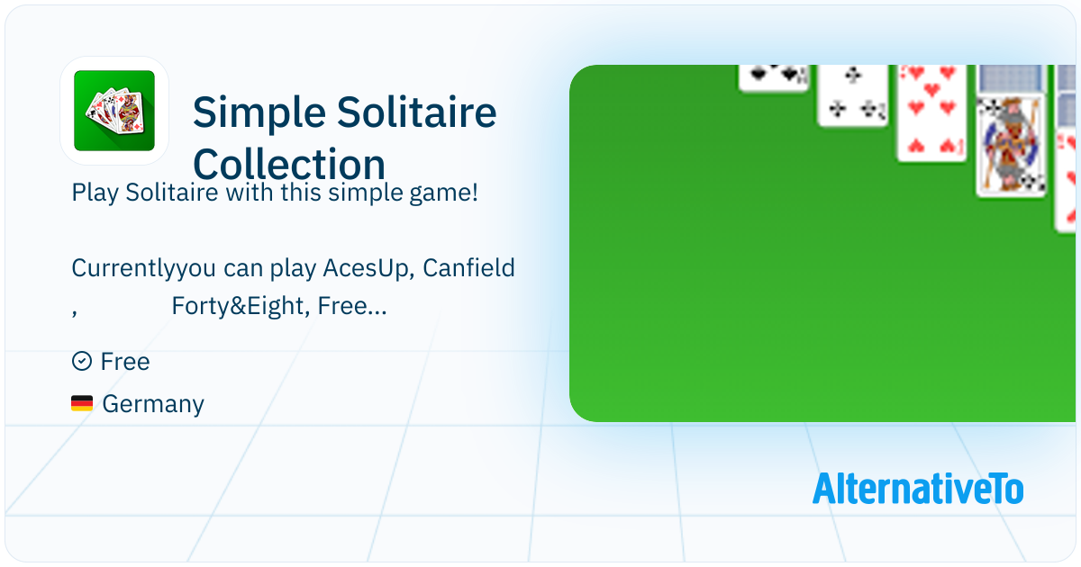 Simple Solitaire Collection: Solitaire game collection with 14 games ...