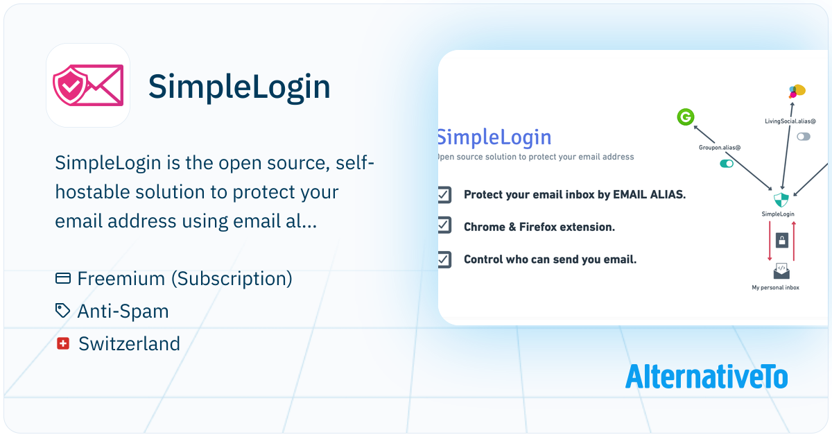 SimpleLogin: Open source solution to protect your personal email ...