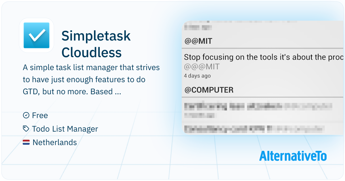 Simpletask Cloudless: A simple task list manager that strives to have ...