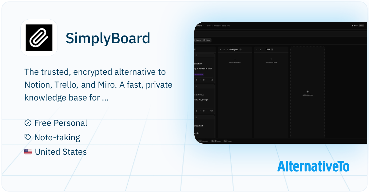 SimplyBoard: The trusted, encrypted alternative to Notion, Trello, and ...