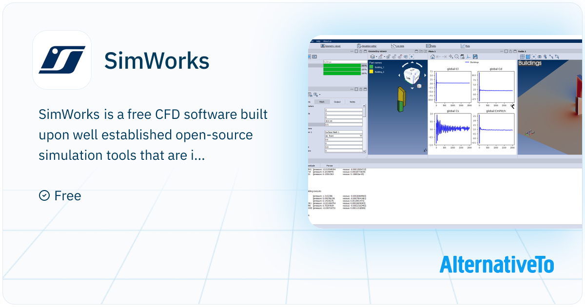 SimWorks: Free CFD software built upon established open-source ...