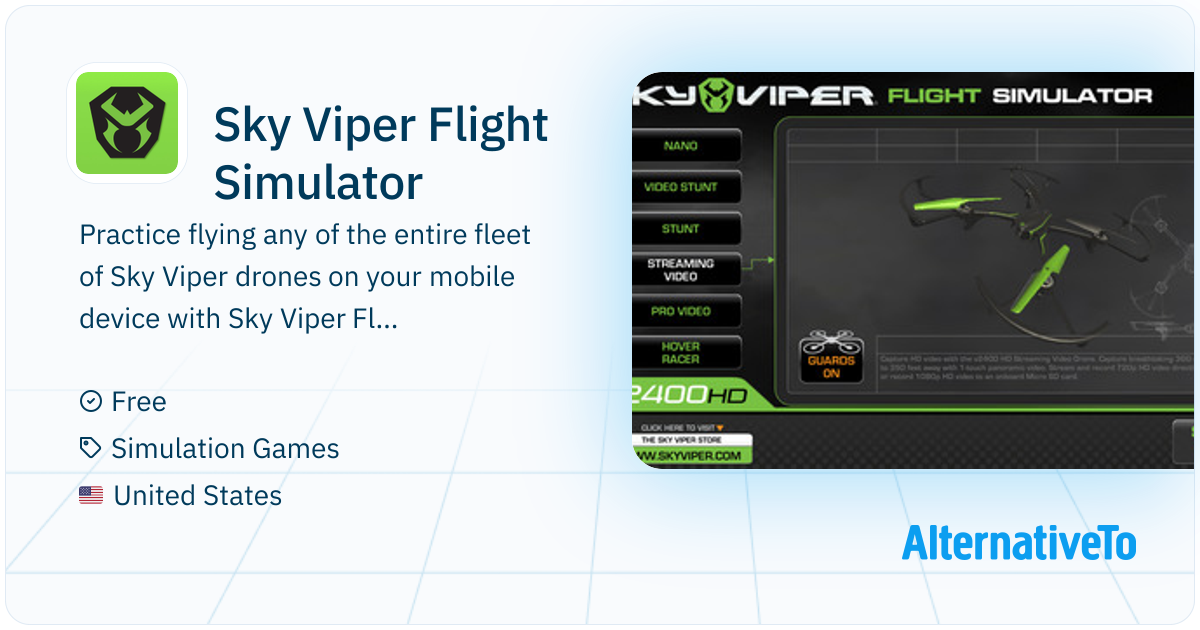 Viper Simulator Sky Viper Flight Simulator: Practice flying the entire fleet of Sky ...