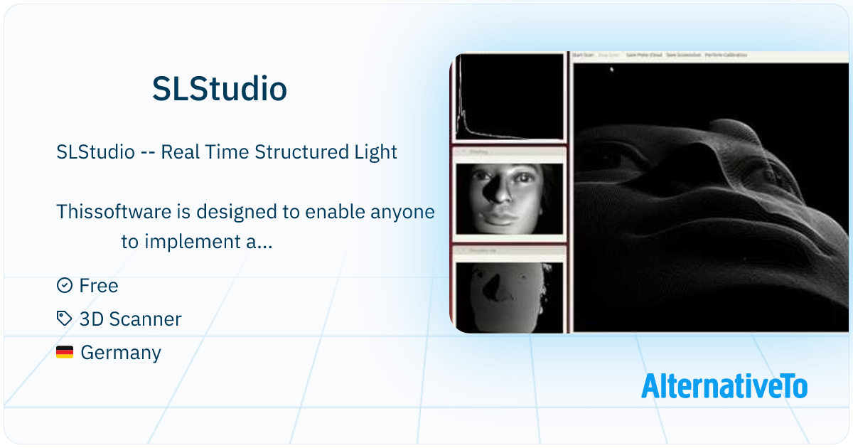 SLStudio: -- Open Source Real Time Structured Light. | AlternativeTo