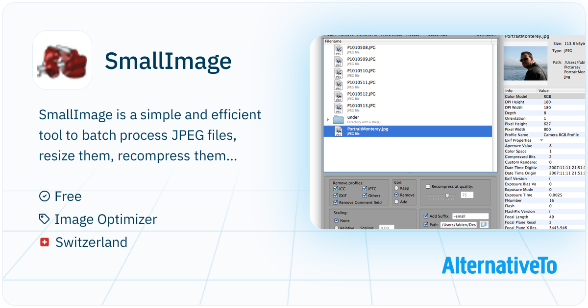 Choose Small Image SmallImage: Simple and efficient tool to | AlternativeTo