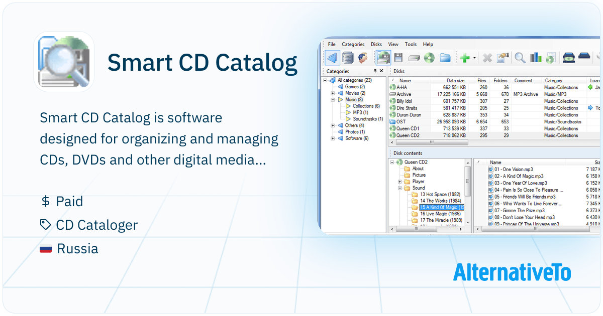 Pro Script Cdsmart Smart CD Catalog: The program allows you to see the contents of your ...