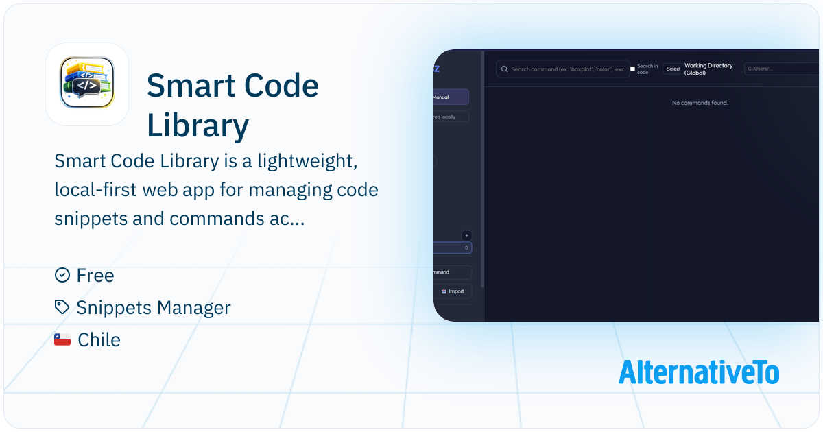 Smart Code Library: A command manager for multi-language workflows ...
