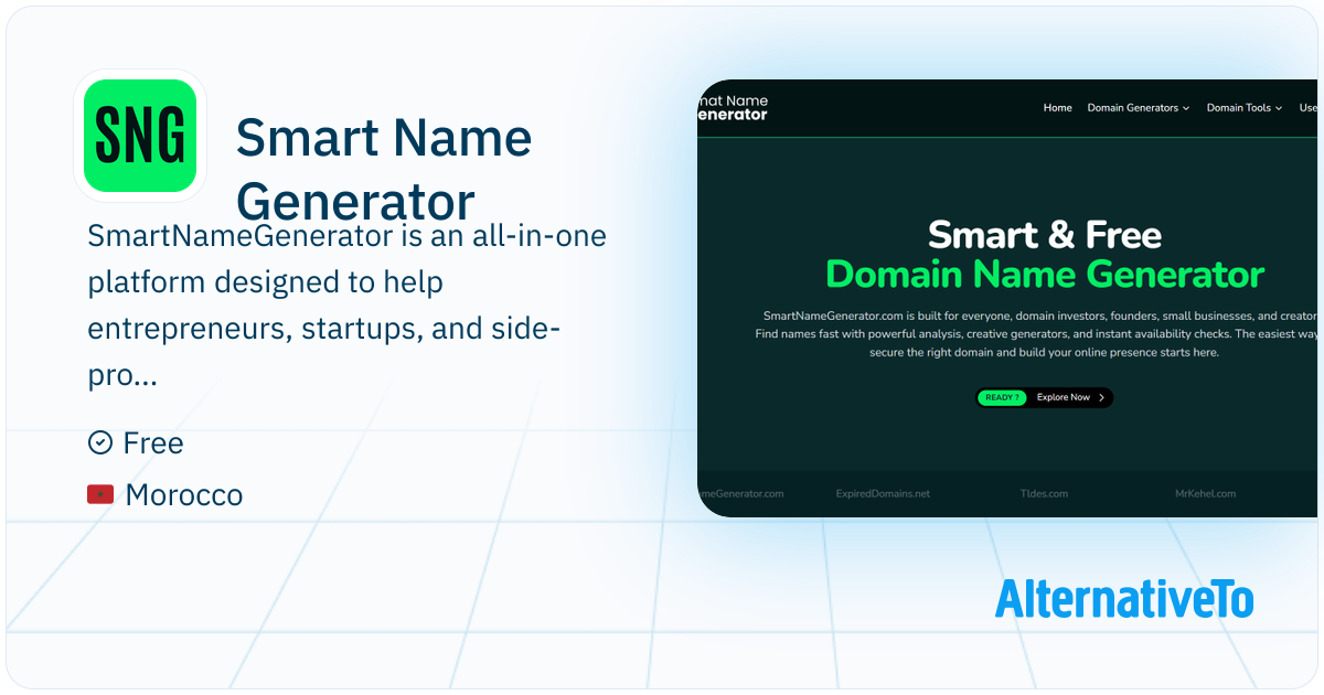 Smart Name Generator: Quickly generate brandable, creative, and geo ...