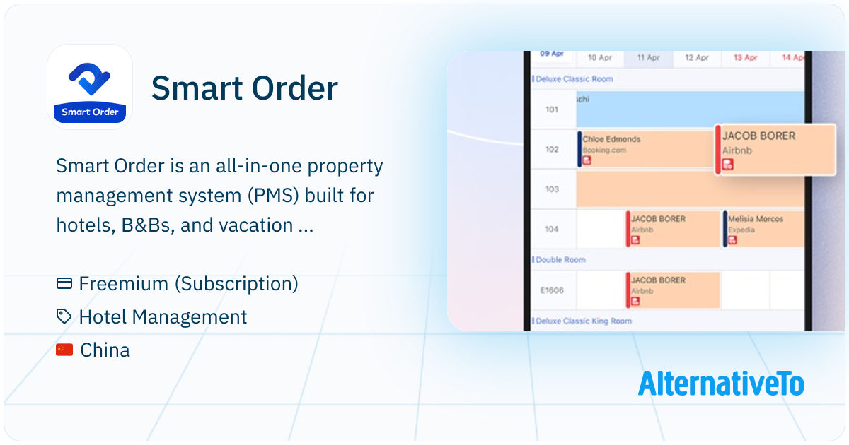 Smart Order: All-in-one property management system that boosts bookings ...