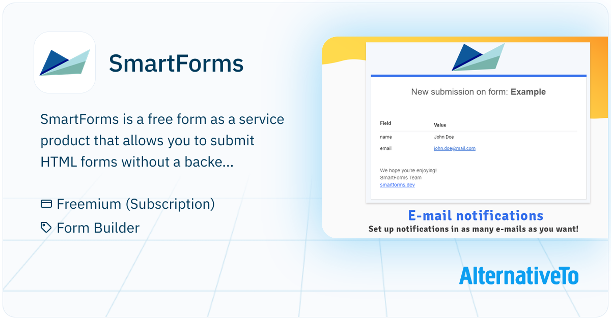 SmartForms: Easy-to-configure and feature-rich form backend that ...