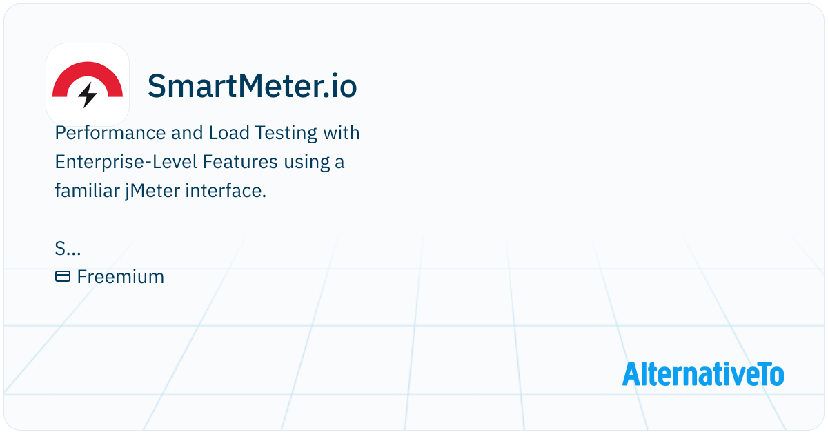 SmartMeter.io: Load and performance testing tool based on JMeter that ...