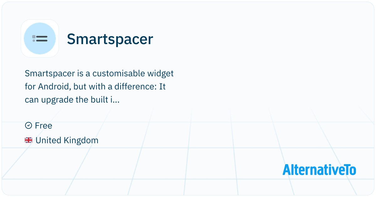 Smartspacer: Customisable widget for Android, but with a difference: It ...