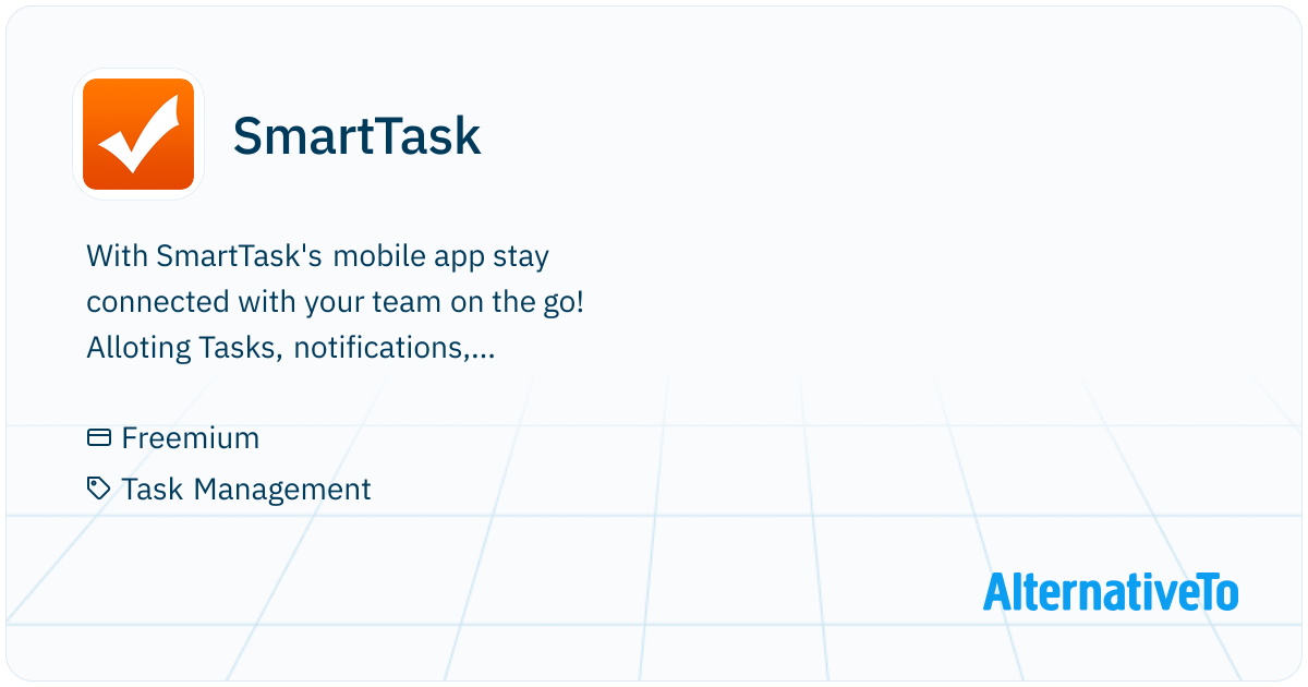 SmartTask: Task manager with integrated chat | AlternativeTo