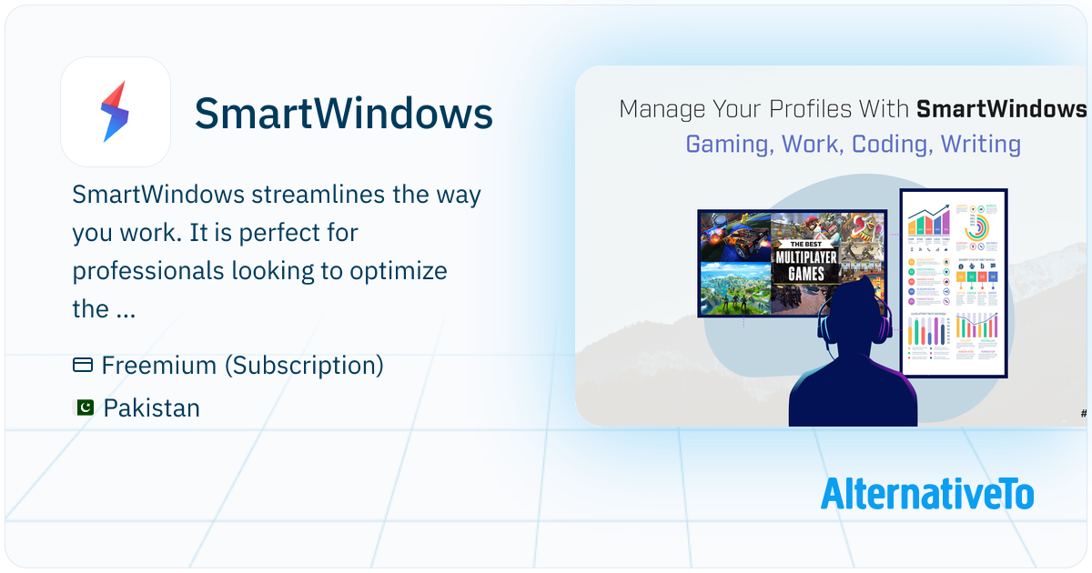 Smartpoint Windows SmartWindows: Auto arrange all your windows, whether on one screen or ...
