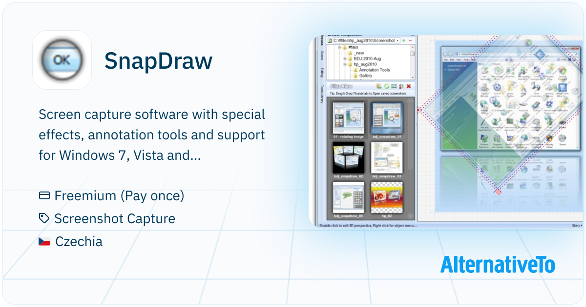Snapdraw SnapDraw: In SnapDraw Free, all the complicated annotation graphics ...