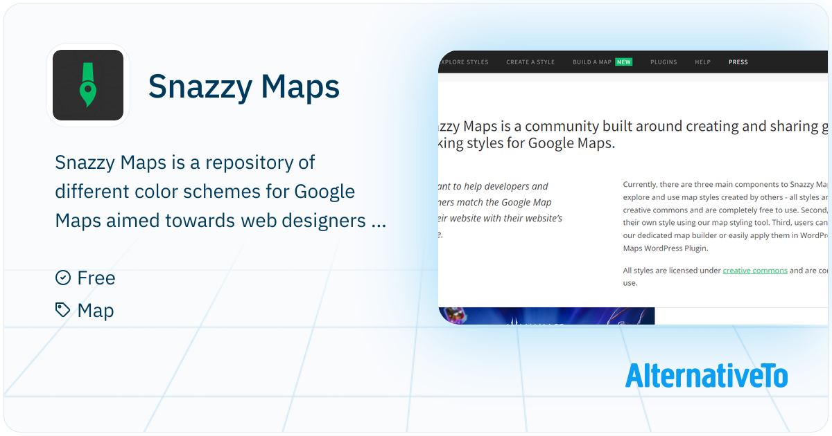 Snzy Map Snazzy Maps: Repository of different styles for Google Maps aimed ...