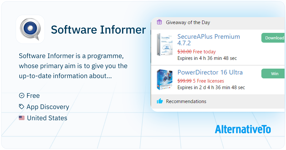 Software Informer: Programme, whose primary | AlternativeTo