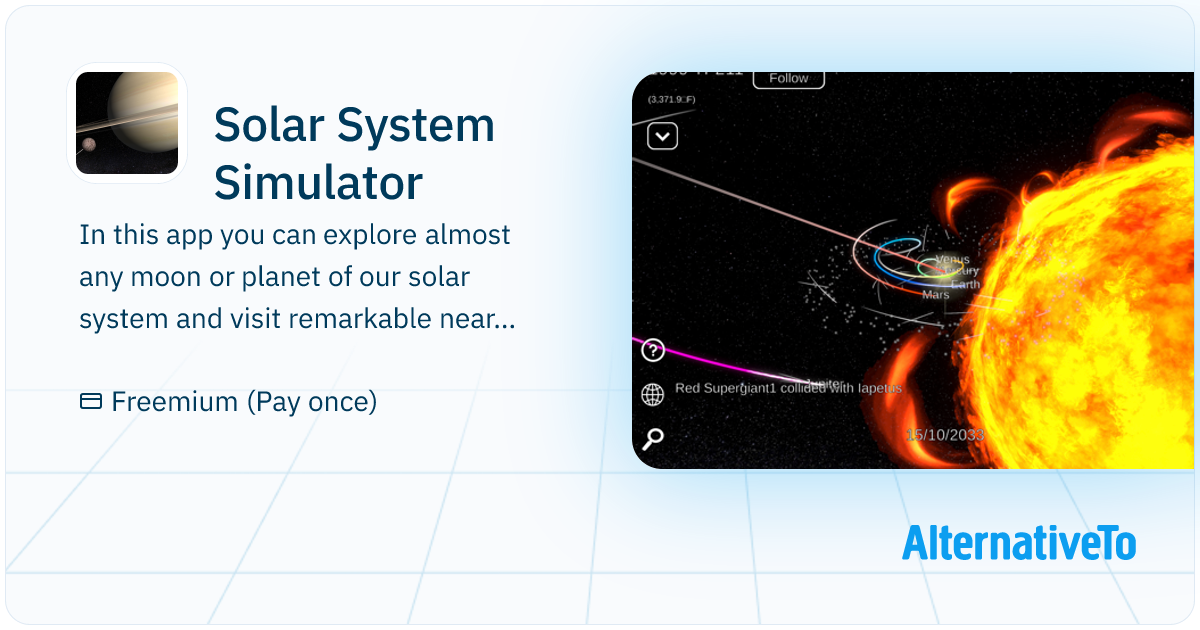 Solar System Simulator: Gravity and exploration sandbox | AlternativeTo