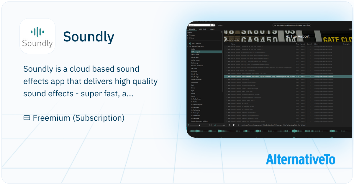 Soundly: Fully featured sound effects platform for Mac & PC ...