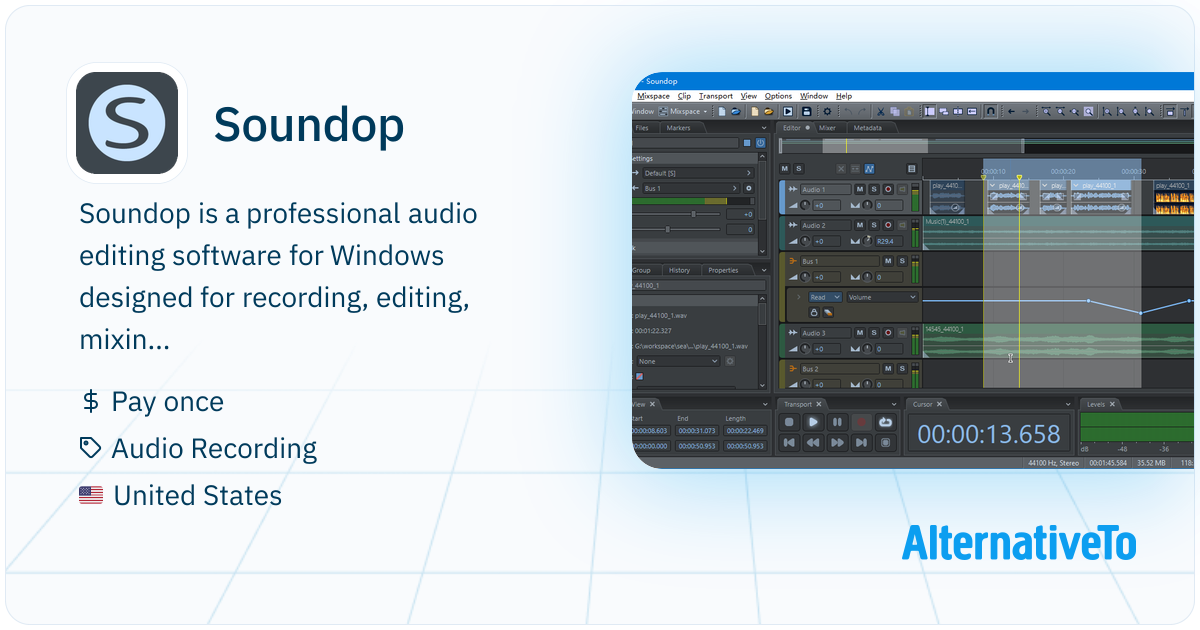 Soundop: Professional multi-track audio workstation for editing ...